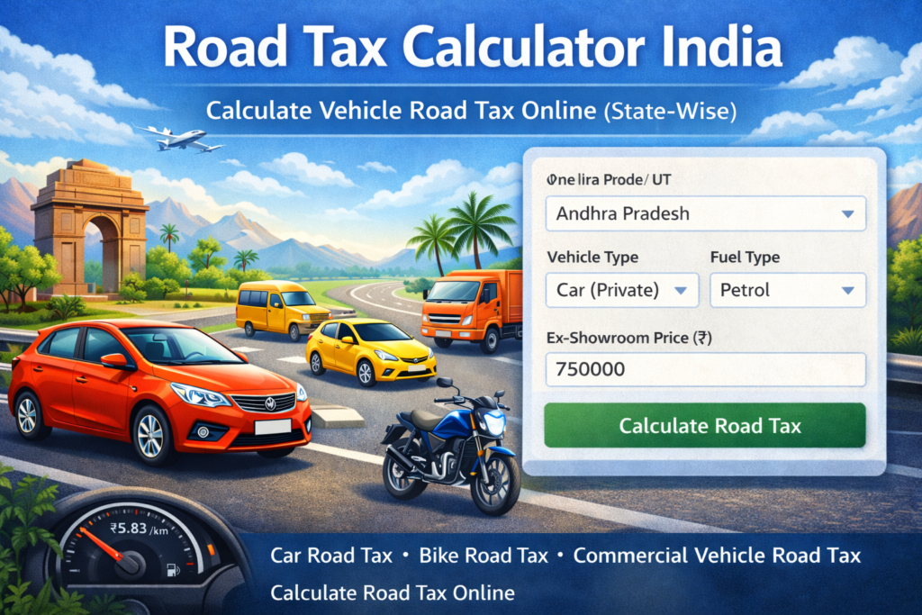 Road Tax Calculator India